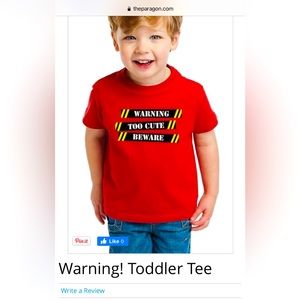 Adorable toddler tee